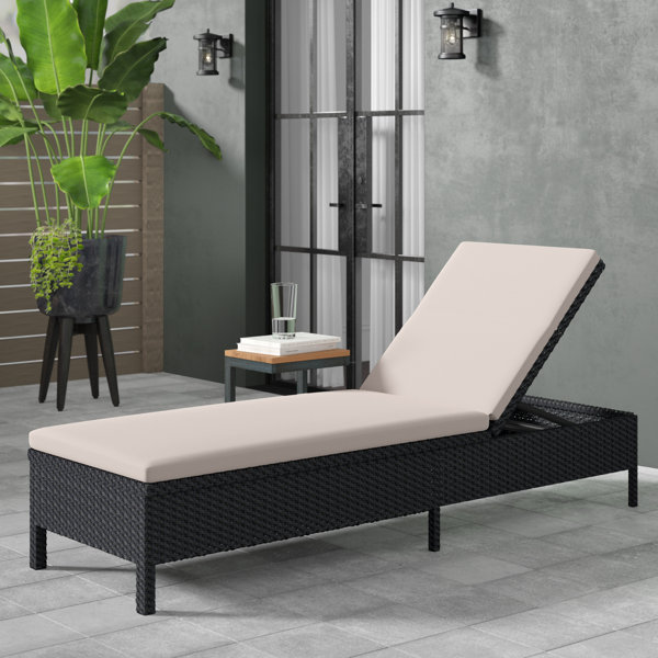 Andover Mills™ Gaddis Reclining Chaise Lounge with Cushion & Reviews